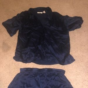2 piece silk set
